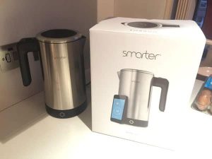 bouilloire connectée tout inox électrique ikettle 2.0 de smarter