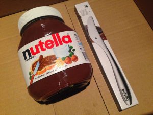 Le couteau à tartiner Nutella Stretcher ne laisse rien dans le pot