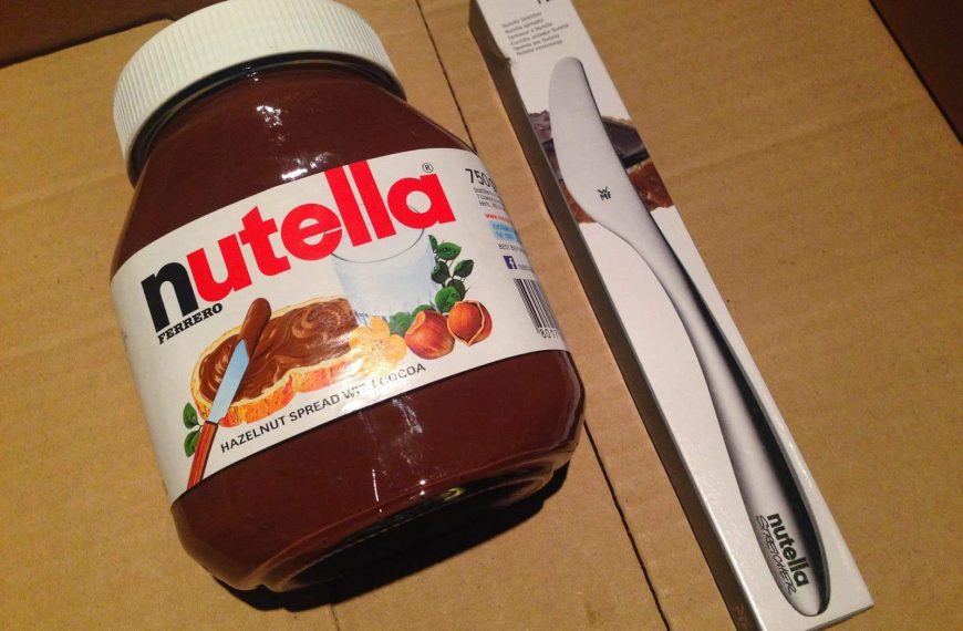 Le couteau à tartiner Nutella Stretcher ne laisse rien dans le pot