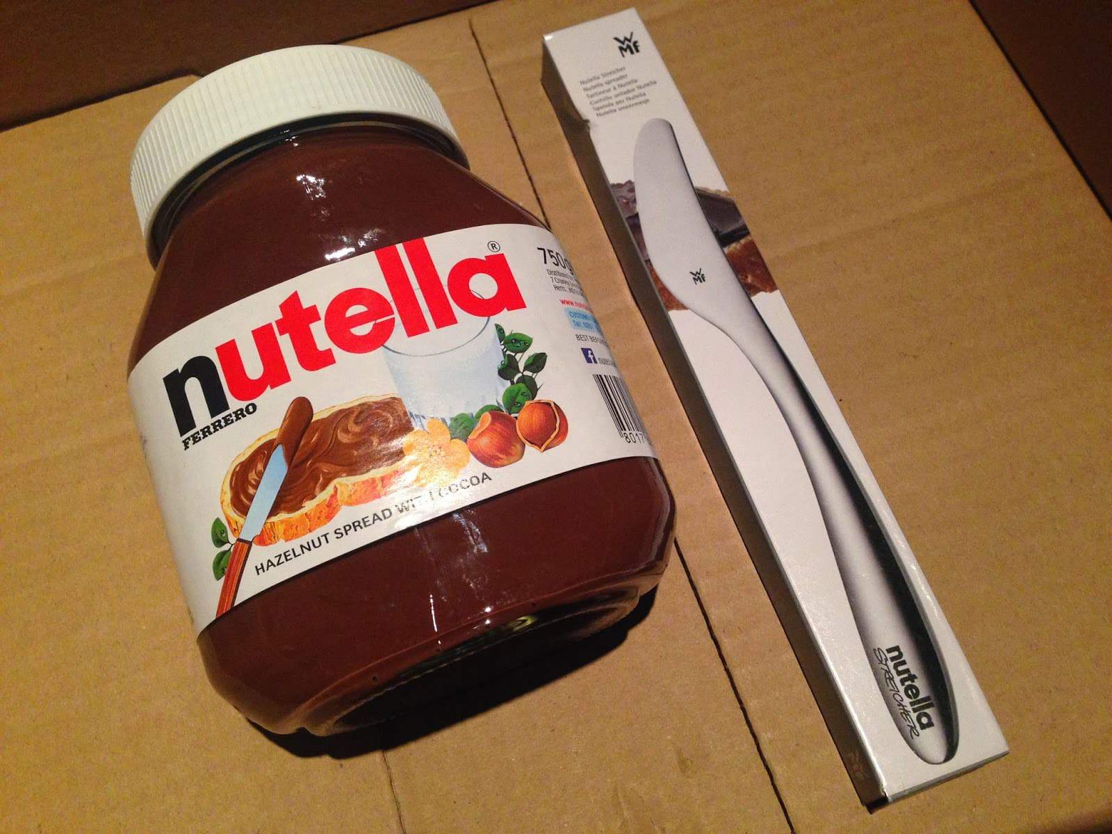 couteau à tartiner le nutella