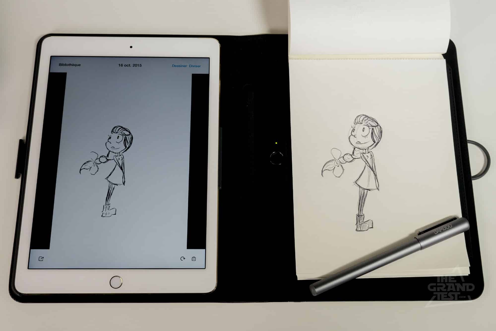 smartfolio bamboo spark connecté iPhone tablette