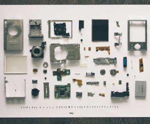 appareil photo canon démonté