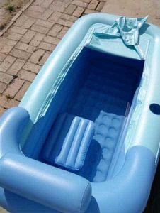 baignoire gonflable pour adulte en plastique portable