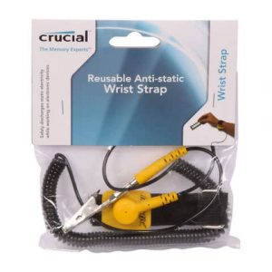 bracelet antistatique Crucial pour se décharger de l’électricité statique