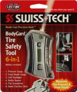 controleur de pression des pneus porte clé multifonction swiss tech