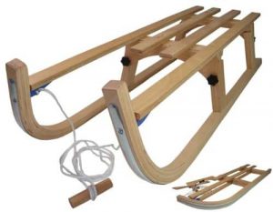 luge en bois pliable davos alpengaudi