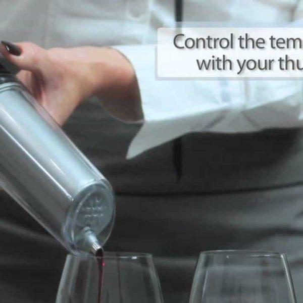 Le rafraichisseur de vin RAVI refroidit instantanément