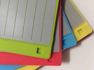 sous-bock dessous de verre disquette 3.5 pour apéritif original geek