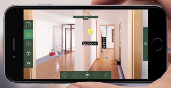 Le télémètre laser Bosch PLR 50 C dit aurevoir aux mesures sur papier