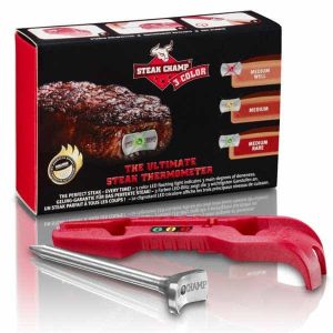 boite du thermomètre de cuisson steak champ