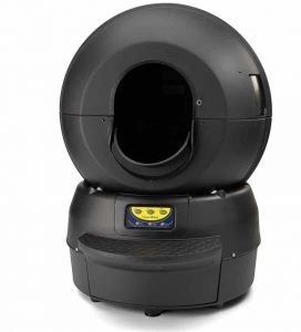 litière autonettoyante dans caisse à chat litter robot