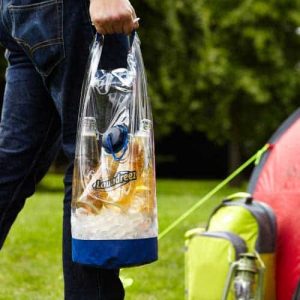 sac Laundreez utilisé comme glacière