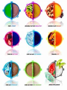 utilisations shaker muscu double compartiment hydracup