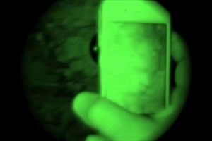 vision nocturne avec le Snooperscope