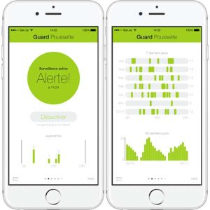 appli SensePeanut sur smartphone