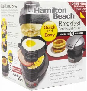 appareil egg muffin maison Hamilton Beach Breakfast Sandwich Maker