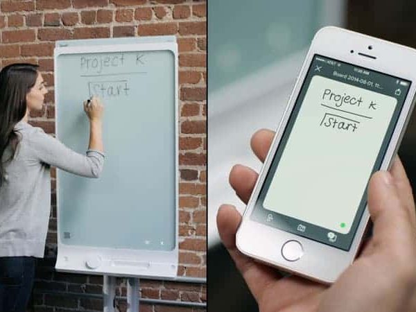 Le paperboard électronique SMART kapp évite la prise de notes