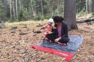 La couverture de pique-nique imperméable Matador tient en poche