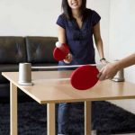 Le filet de tennis de table adaptable Pongo permet de jouer au salon