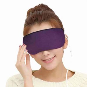 Un masque oculaire USB décongestionnant les yeux à la lavande