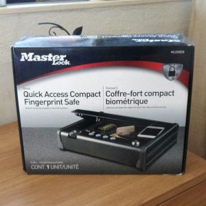 coffre fort empreinte digitale Master Lock MLD08EB