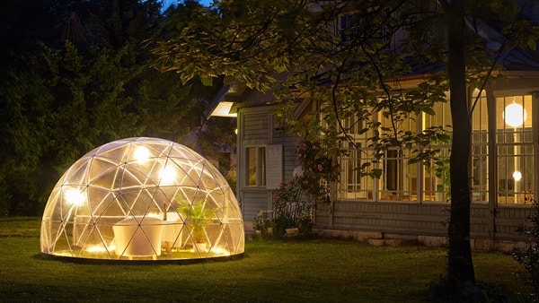 Garden Igloo veranda salon d'hiver abri de jardin design et moderne