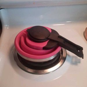 bouilloire en silicone pliable
