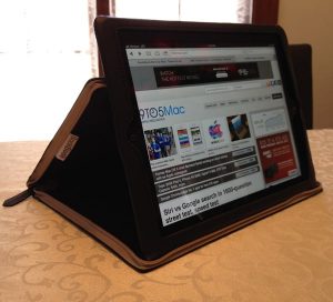 housse de protection étui iPad Air en cuir BookBook de Twelve South