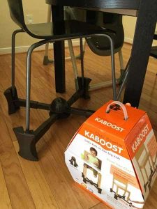 rehausse chaise kaboost et sa boîte