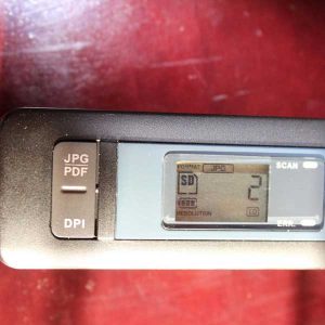 écran digital du scanner A4 à main Aoleca