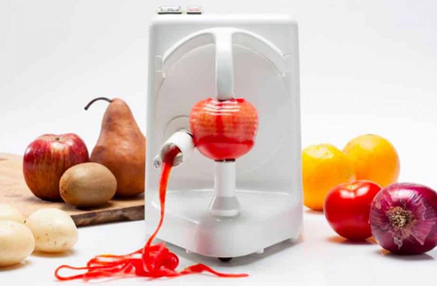 L’épluche fruit électrique de Pelamatic facilite vraiment la tâche