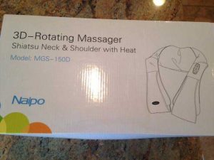 appareil de massage shiatsu nuque cervicales naipo MGS-150D