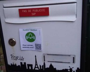 sonnette autocollante yakelkun