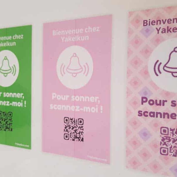 La sonnette autocollante Yakelkun s’installe en 1 seconde chrono