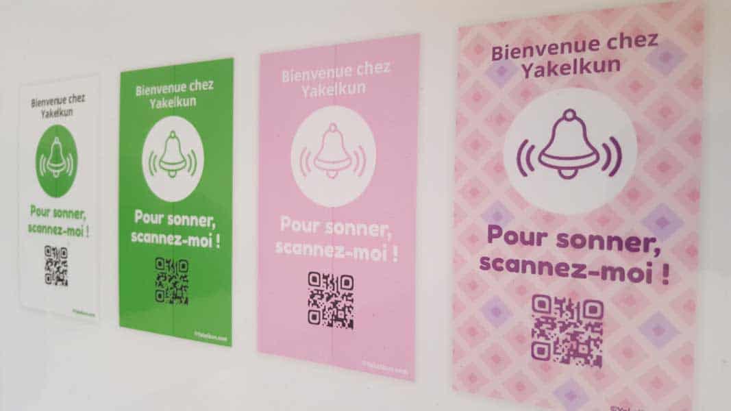 sonnette autocollante yakelkun