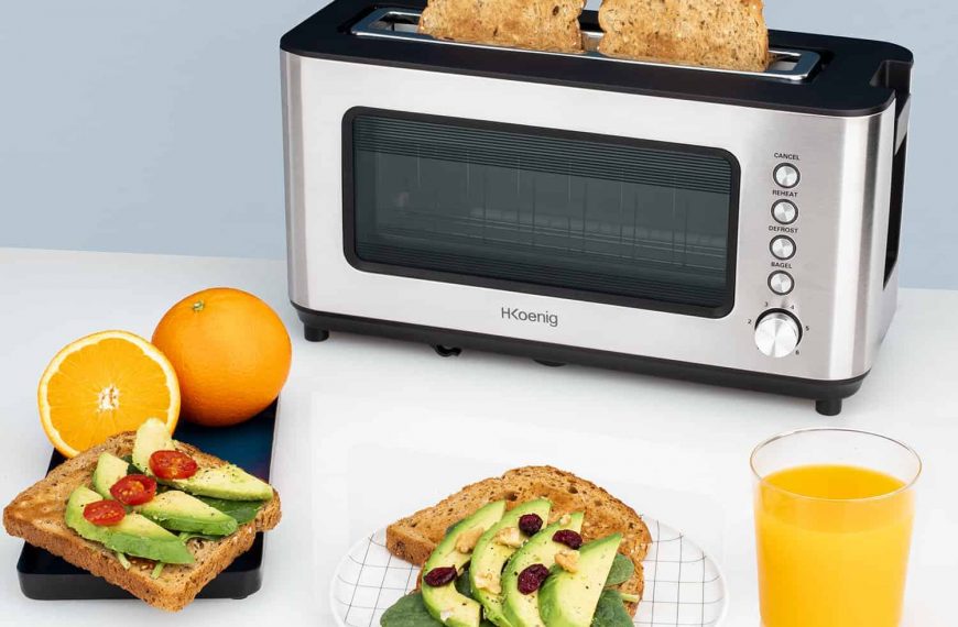 Le grille pain transparent H.Koenig View7 évite de brûler ses tartines