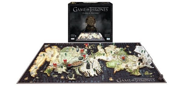 Ce puzzle Game of Thrones en 3D vous en fera baver dans Westeros