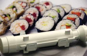 Sushezi, un appareil à sushis et à makis fonctionnant tel un bazooka