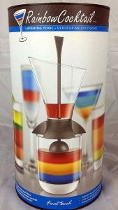 boite verseur multicouche rainbow cocktail
